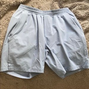 lulu-lemon 7 inch shorts.